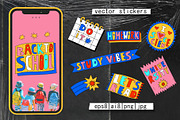 Motivation to study-lettering set, an Education Illustration by okchizh (Thumbnail 1 of 6)