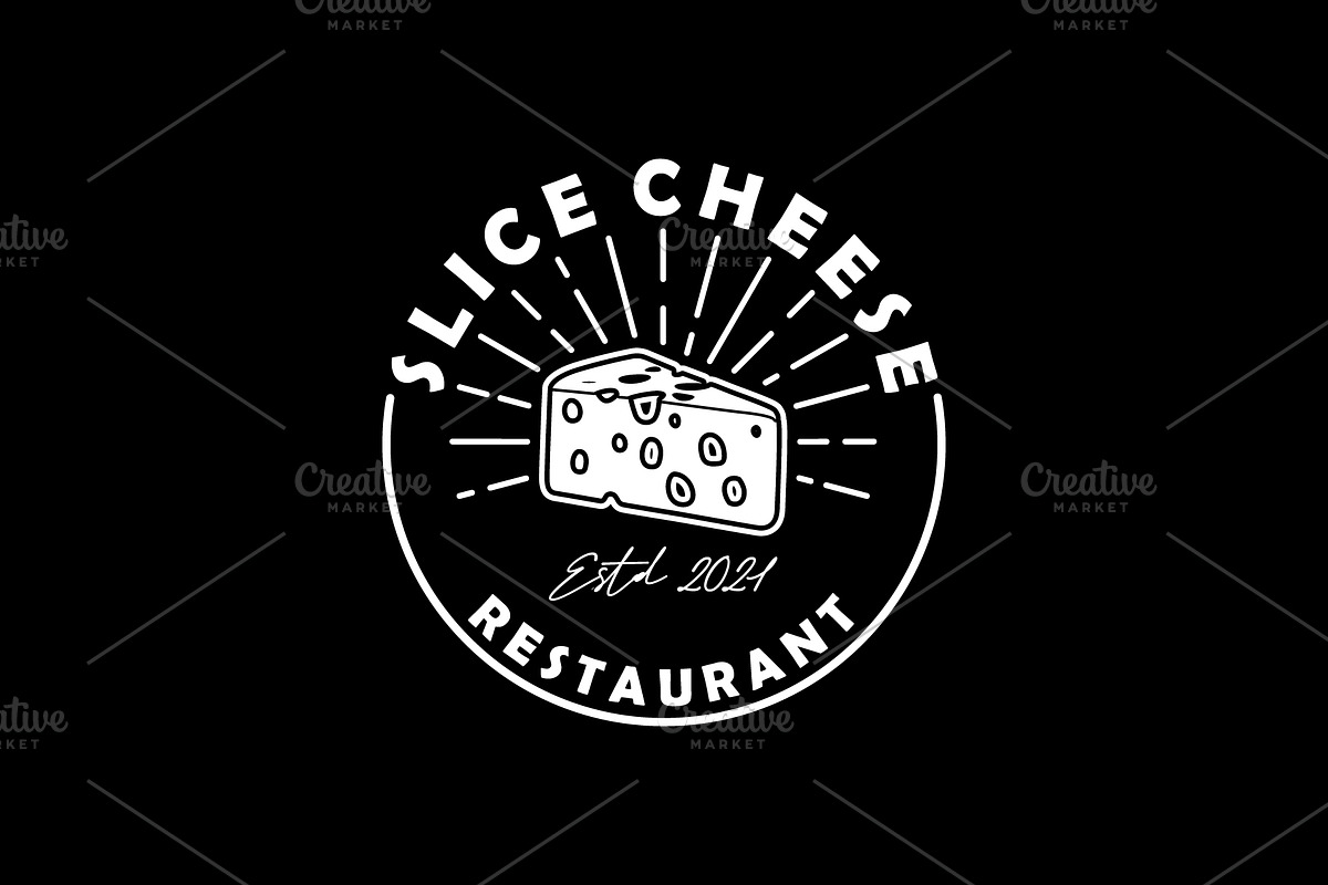 Cheese Restaurant Logo, a Branding & Logo Template by Atlantis X Nurman Arbai (Photo 2 of 2)