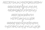 Bayadera 4F (Family), a Script Font by 4th february type foundry (Thumbnail 2 of 4)