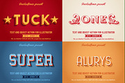 Illustrator Vector Text Effects, an Action Add-On by FourLeafLover (Thumbnail 3 of 5)