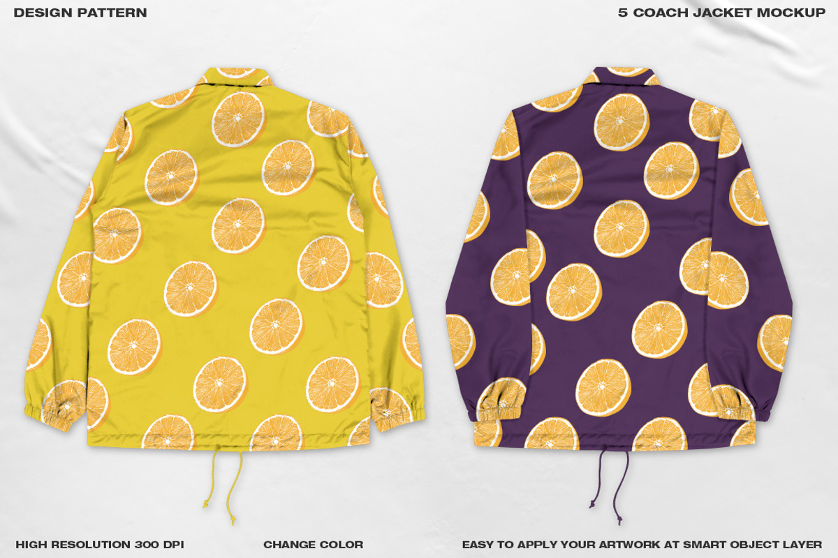5 Coach Jacket - Mockup, a Hoody Mockup by DaldSgh (Photo 7 of 9)