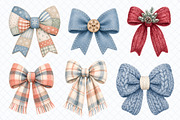 Cozy Winter Bows Clipart, a Decorative Illustration by Whimsy Brush Studio (Thumbnail 5 of 9)