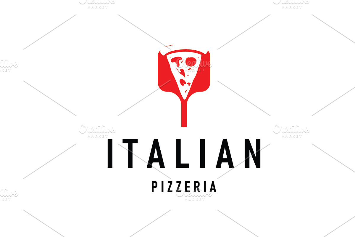 authentic italian food design pizza, a Branding & Logo Template by Maylianaw28