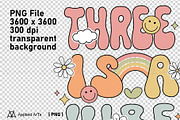 Groovy 3rd Birthday, Three is a Vibe, an Object Graphic by Applied Arts (Thumbnail 4 of 4)