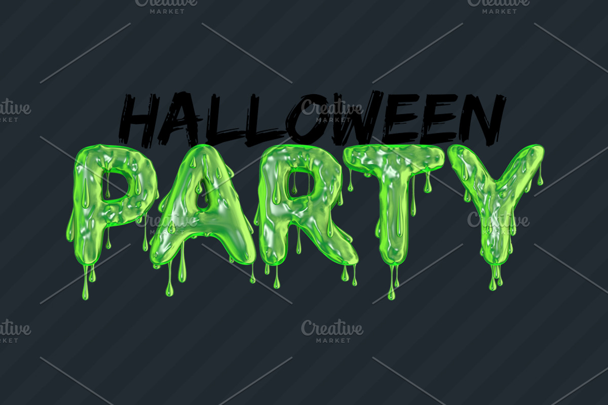 SLIME - OTF font & pngs preview 4