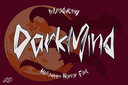 Dark Mind - Halloween Horror Font, a Font by NTC Graphic