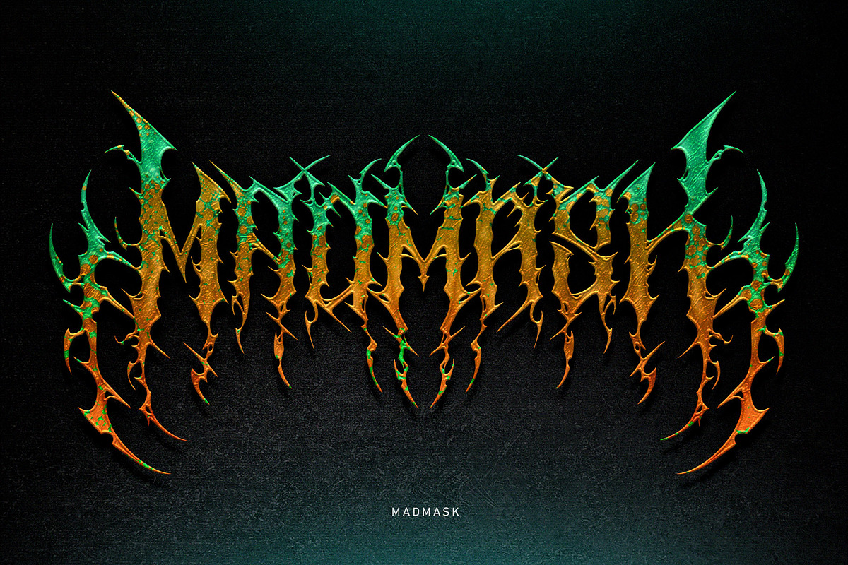 Meswady | Metal Font, a Blackletter Font by WingBuk (Photo 2 of 14)