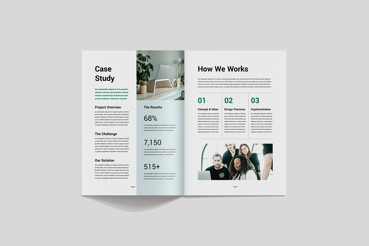 Proposal | Canva, MS Word, InDesign, a Brochure Template by Leaflove (Photo 5 of 10)