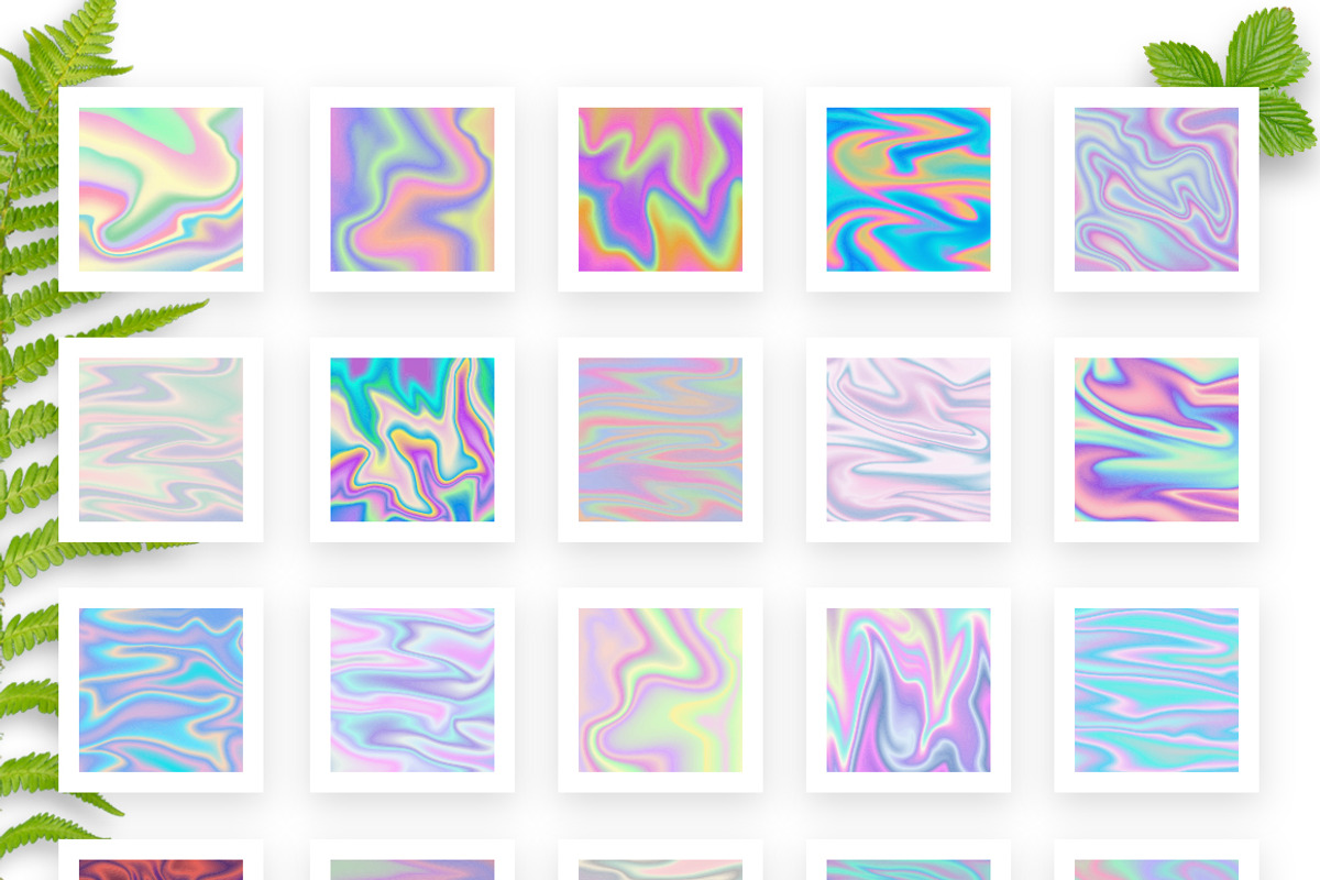 50 Holographic Backgrounds, a Texture Graphic by VitalexStudio (Photo 7 of 10)