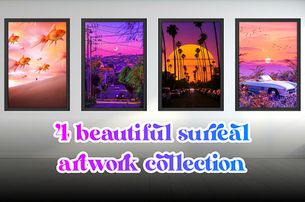 Dreamy artwork collection vol-1, a Poster Template by Ritvik’s Art shop