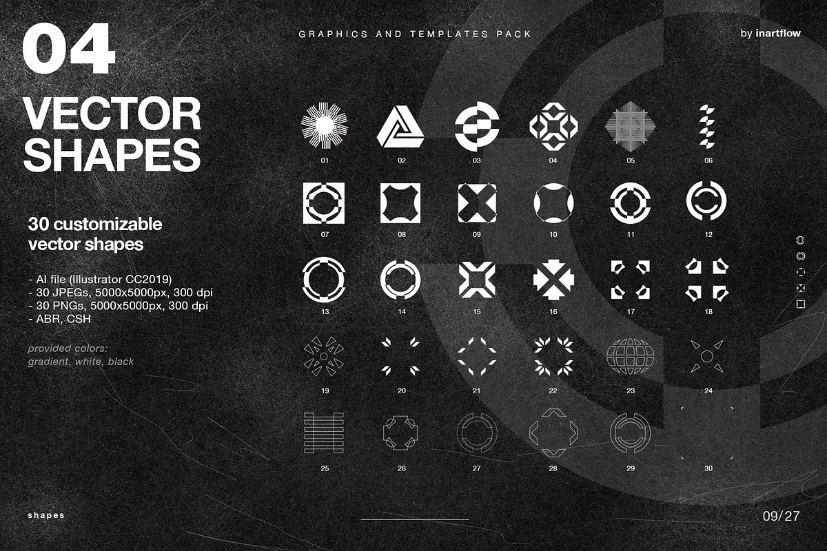 Graphics and Templates Pack, a Background Graphic by Inartflow (Photo 9 of 27)