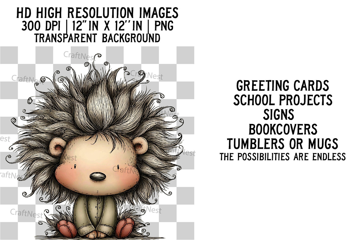 Baby Animal Clipart Bundle, an Illustration by Craft Nest (Photo 2 of 6)