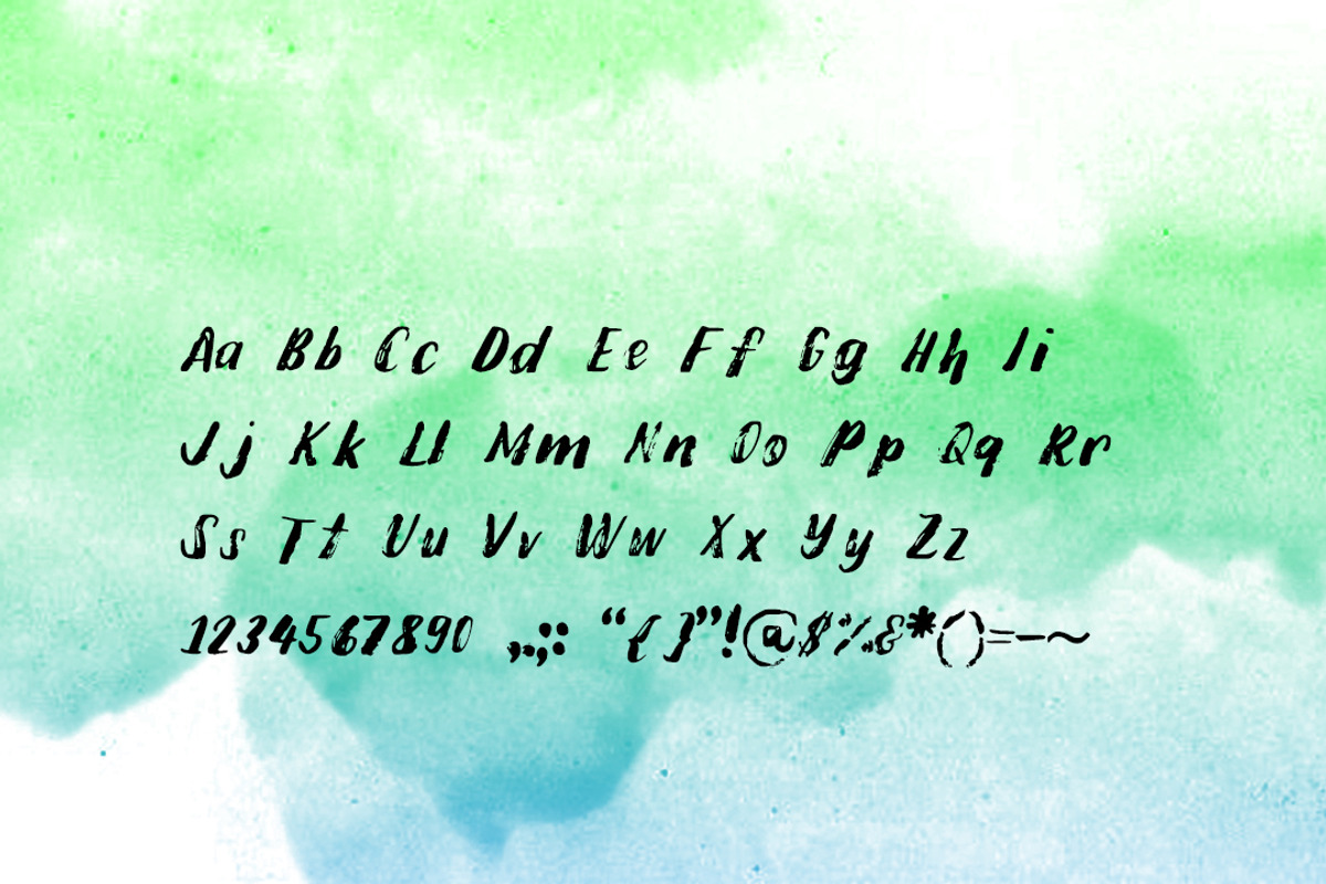 Lovely Lina Handmade Font preview 3
