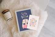 Book Lovers Clipart. Girls and Books, an Object Illustration by VerAna (Thumbnail 16 of 24)