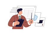 Students learning set. Education, an Education Illustration by PaperTrident (Thumbnail 3 of 17)