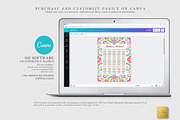 Mexican Seating Chart | CANVA, a Stationery Template by Creative Market (Thumbnail 3 of 5)