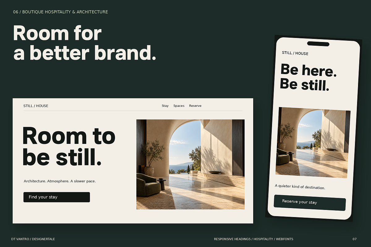VANTRO — Sans Serif Display Font, a Sans Serif Font by Designertale (Photo 7 of 10)