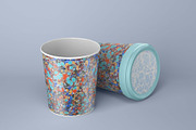 Hand Marbled Paper Colorful Joy, a Texture Graphic by Marblingdom (Thumbnail 2 of 3)