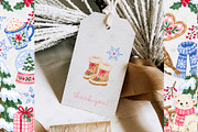 Cozy Winter Christmas Clipart, a Decorative Illustration by BigCakeBee (Thumbnail 3 of 3)