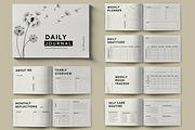 Minimal Daily Journal Planner Layout, a Stationery Template by ContestDesign (Thumbnail 1 of 5)