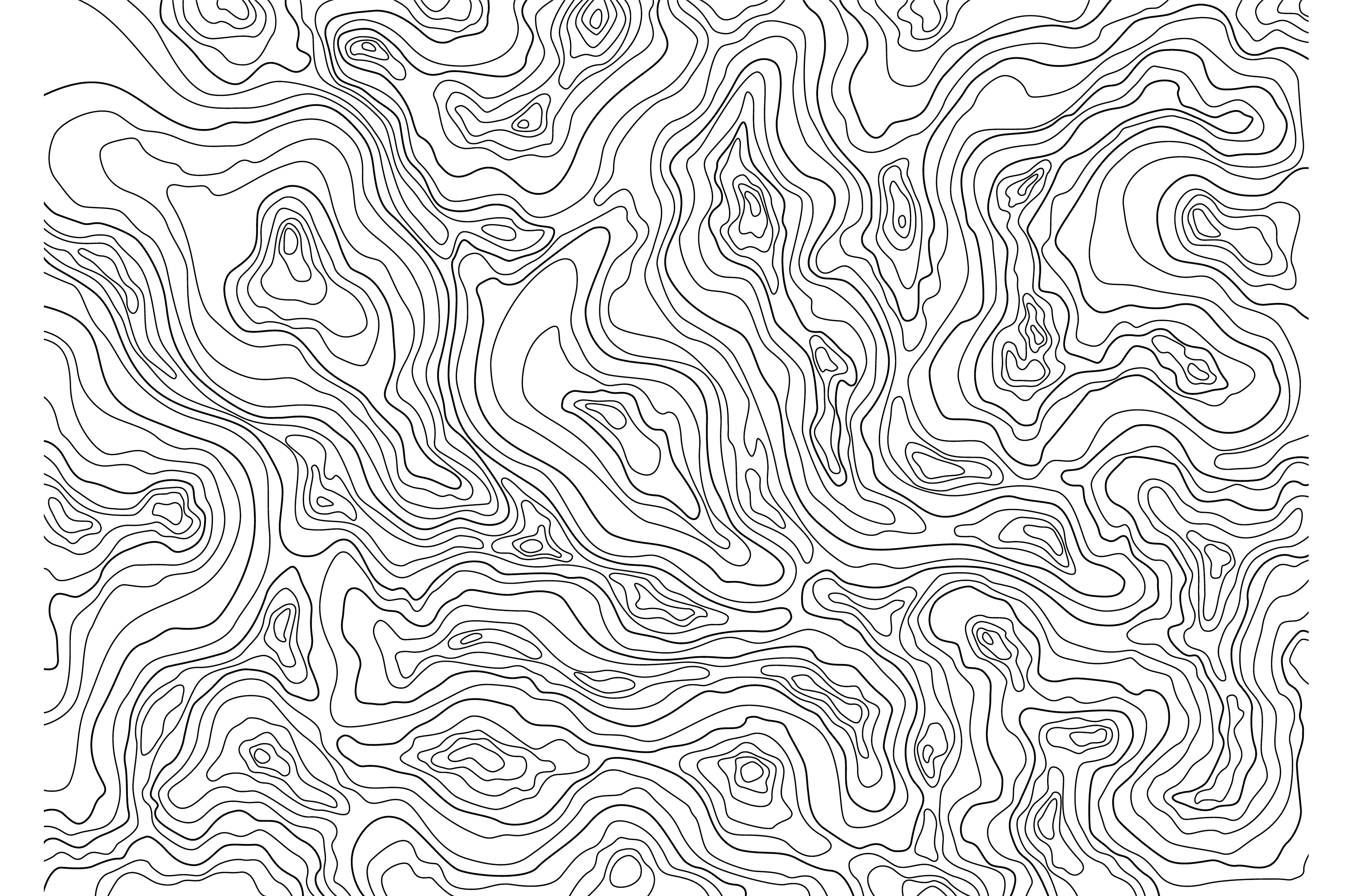 Topographic map background, an Object Illustration by Things for designers