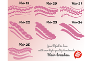 25 Hair Brushes For Photoshop, a Brush Add-On by Velo Graphic Studio (Thumbnail 7 of 10)