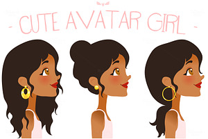 Cute Vector Girl - Profile