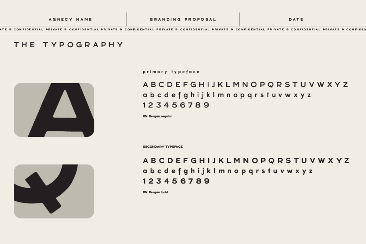 Minimalist Branding Proposal Deck, a Presentation Template by mollydeering (Photo 5 of 10)