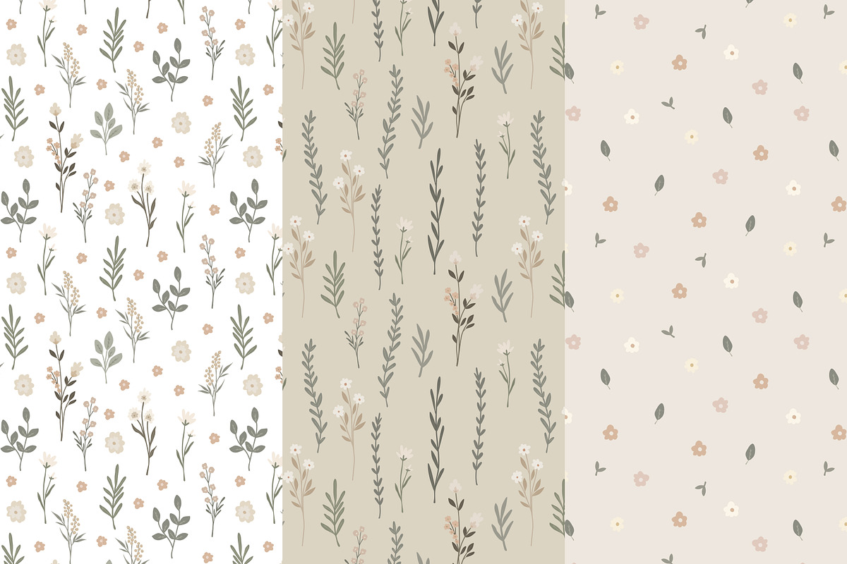 Bethany Seamless Patterns, a Pattern Graphic by Emilie Cliche (Photo 8 of 12)