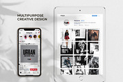 Urban - Instagram Puzzle Feed, a Social Media Template by Plan B (Thumbnail 4 of 6)