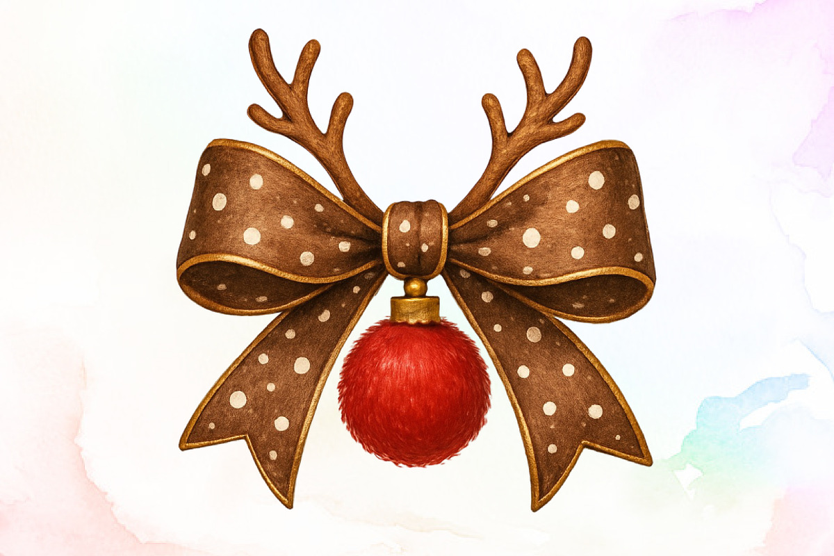 Christmas Coquette Bows PNG, an Illustration by Sublimation Artist (Photo 1 of 9)