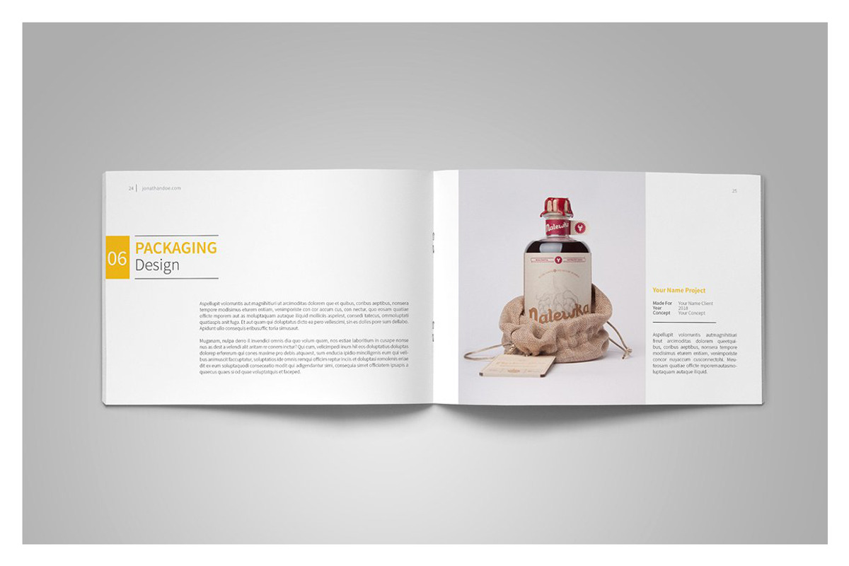 Graphic Design Portfolio Template, a Brochure Template by adekfotografia (Photo 16 of 24)