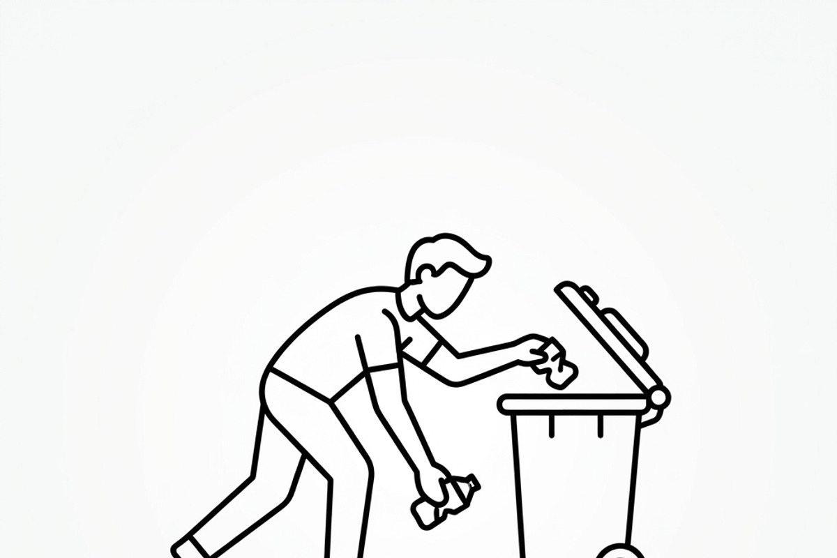 41 Household Waste Icon Set, an Outline Icon by adenpinkstore (Photo 18 of 20)