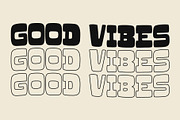 Rigs Brone | Retro Vintage Font, a Sans Serif Font by Typoraith Co (Thumbnail 9 of 11)