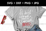 hand lettered Mother design SVG DXF, an Object Graphic by Nancy Ingersoll (Thumbnail 3 of 5)