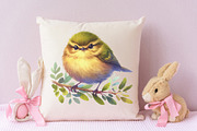 Funny Grumpy Birds Clipart, an Animal Illustration by RobertsArt (Thumbnail 3 of 7)