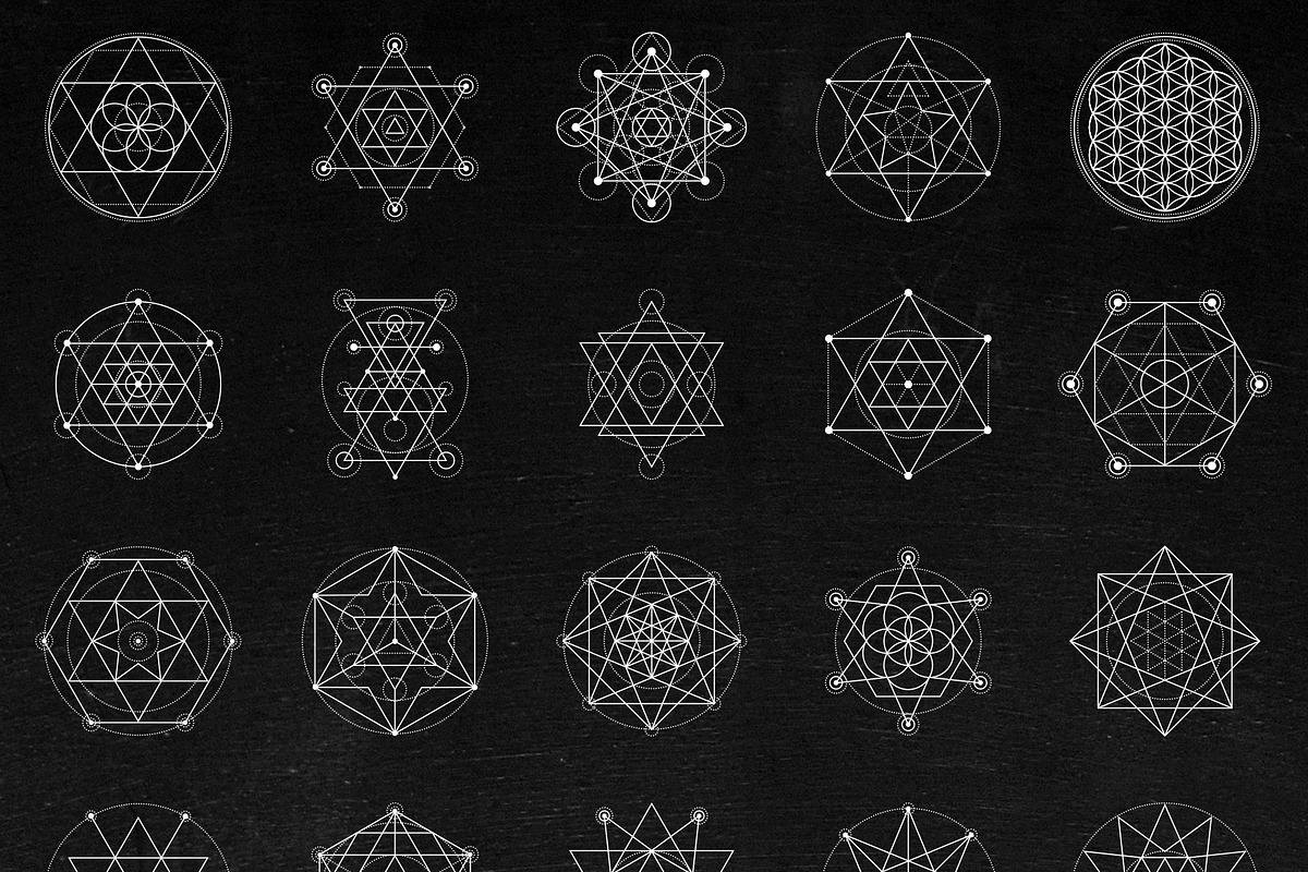 Sacred Geometry - 100 Vector Symbols, an Illustration by Velliniki (Photo 6 of 8)
