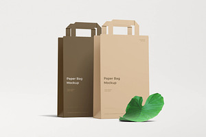 Paper Bag Mockup, a Packaging Mockup by zpackcreative