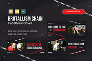 Brutallism Chain - Facebook Cover, a Social Media Template by StreaksideStd (Thumbnail 1 of 3)