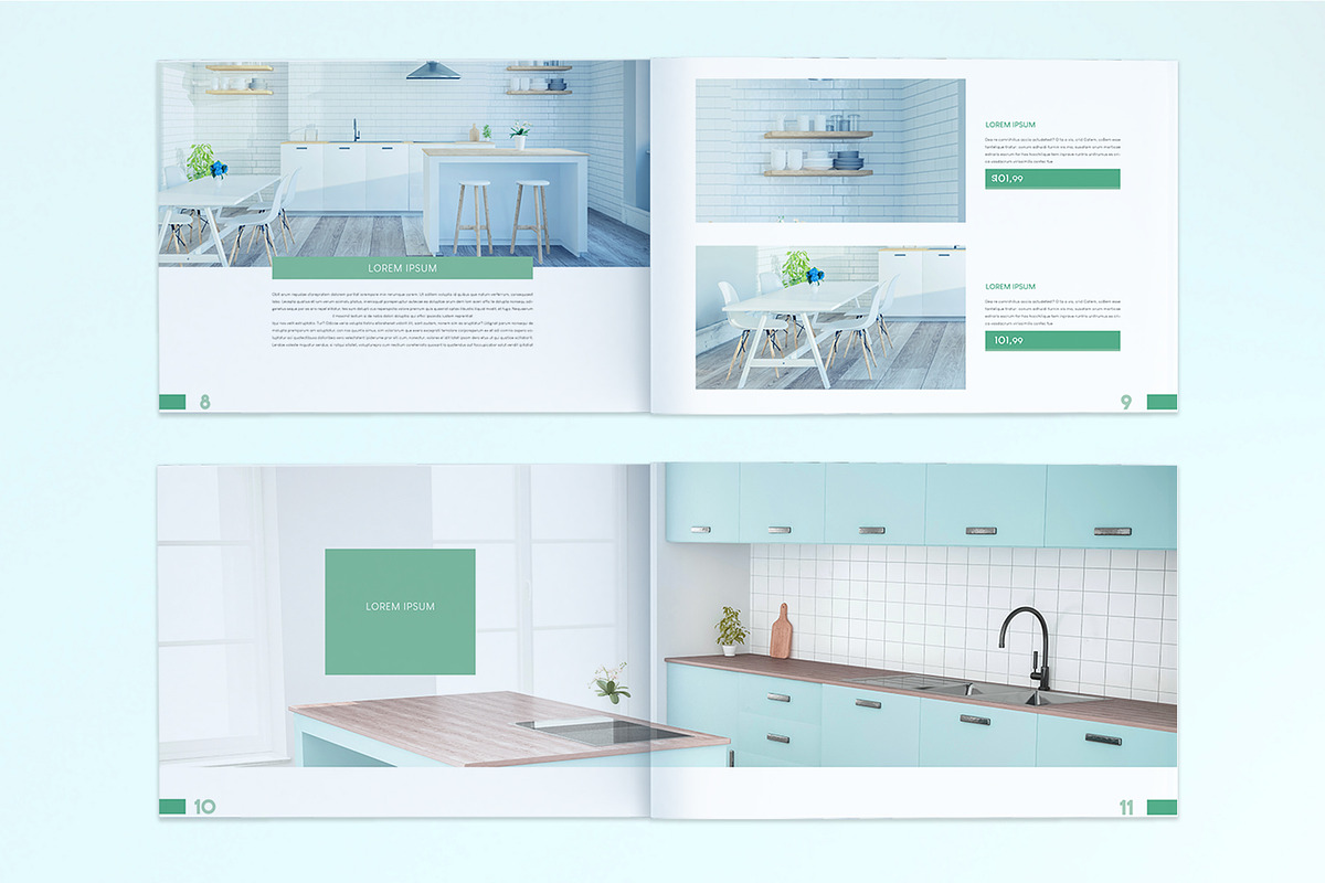 Mint product catalog, a Magazine Template by McLittle Stock (Photo 4 of 6)