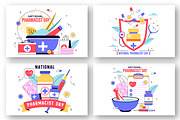 10 Pharmacists Day Illustration, a Healthcare Illustration by denayunebgt (Thumbnail 3 of 4)