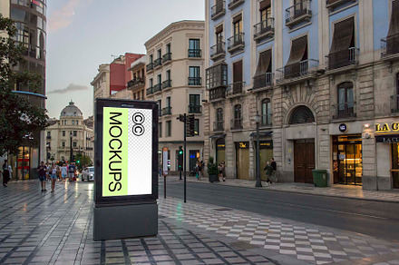 Street Poster Mockup P008