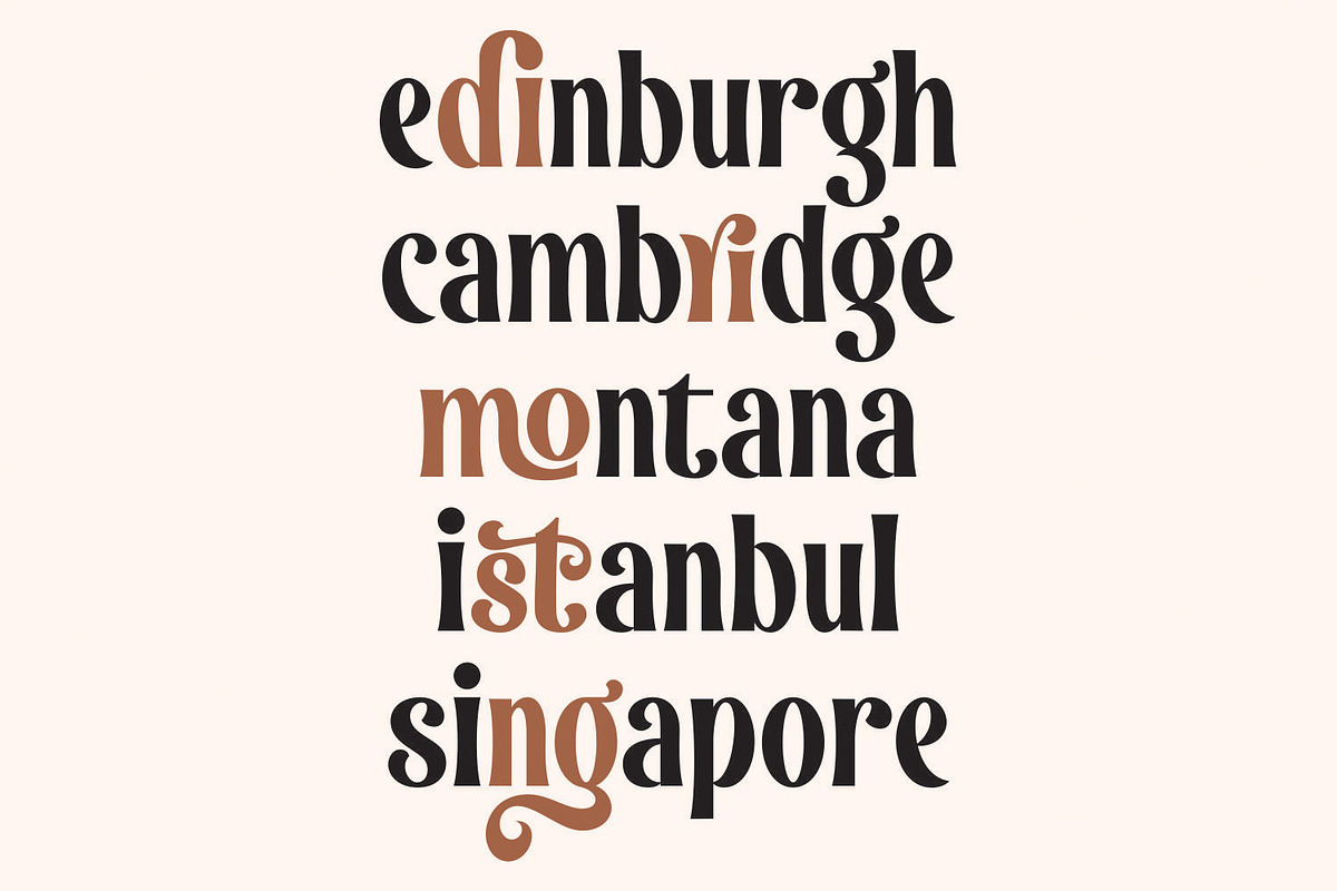 NORWALK, a Serif Font by Umitype (Photo 9 of 11)