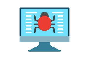 Bug Flat Icon, a Duotone Icon by Pexelpy