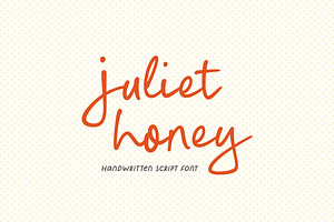 Juliet Honey Font, a Script Font by Timurtype