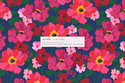 Vivid Abstract Modern Floral Pattern, a Pattern Graphic by likorbut (Thumbnail 2 of 13)