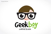 Geek Boy Logo, a Branding & Logo Template by Vectorwins Premium Shop (Thumbnail 2 of 2)