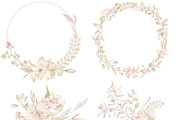 Watercolor Pink Iris Clipart, a Decorative Illustration by ArtbyHien (Thumbnail 3 of 6)