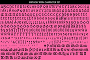 Birthday Wish, a Sans Serif Font by Pink Broccoli (Thumbnail 5 of 5)