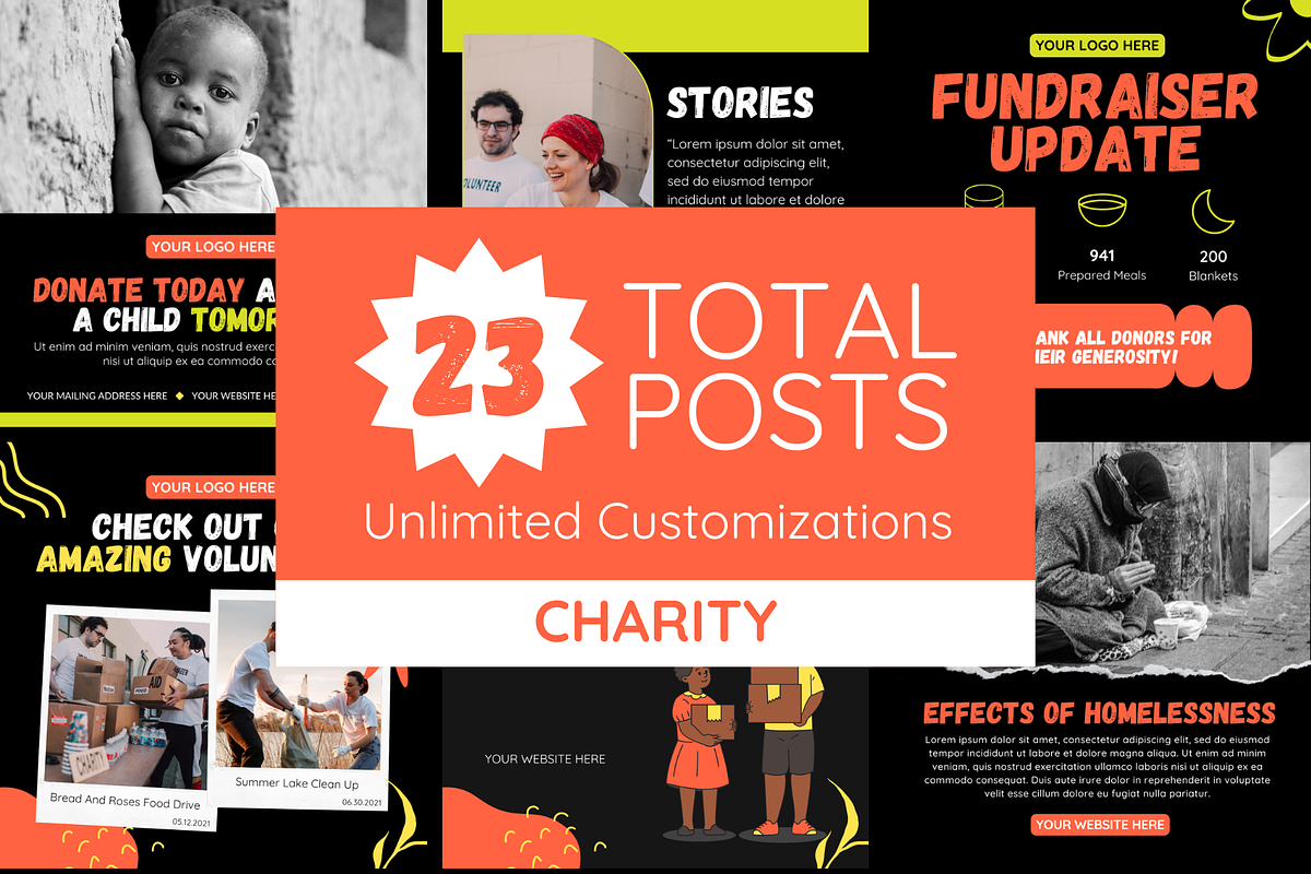 Charity Social Media Marketing, a Social Media Template by ShayMadeWhat (Photo 4 of 4)